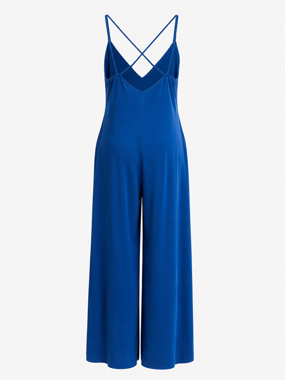Zara Cobalt Blue Wide-Leg Jumpsuit