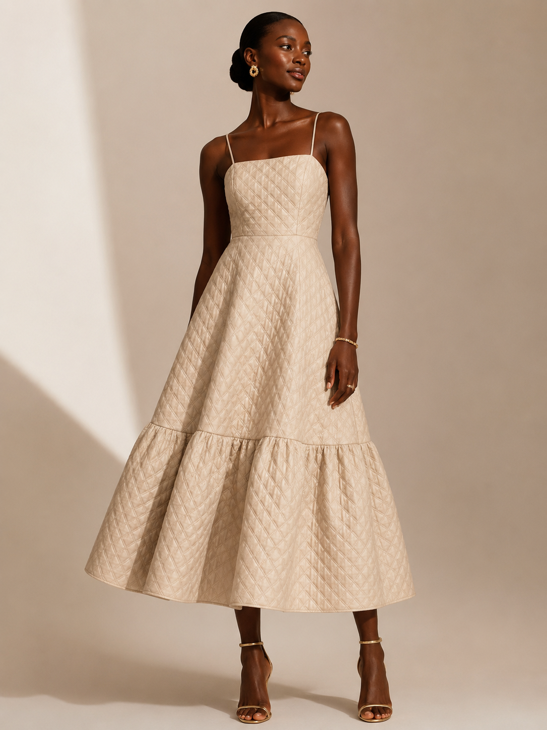ASOS quilted cami dress