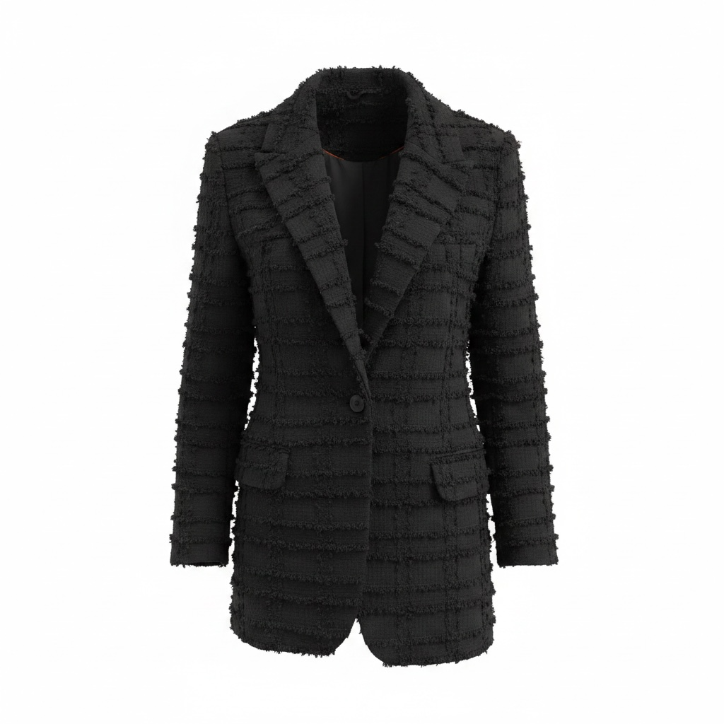 Black H&M textured blazer
