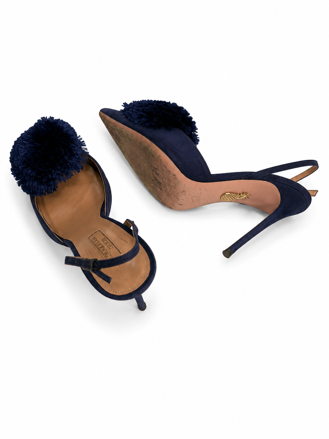 Aquazzura Powder Puff Slingback Pumps