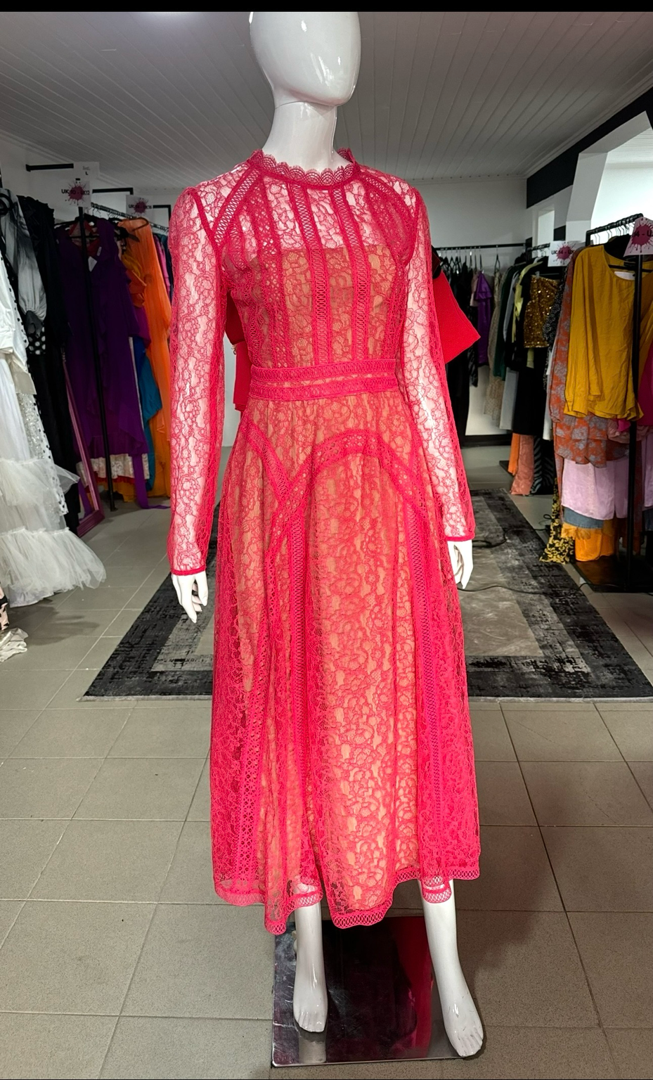 Self Portrait lace panel dress