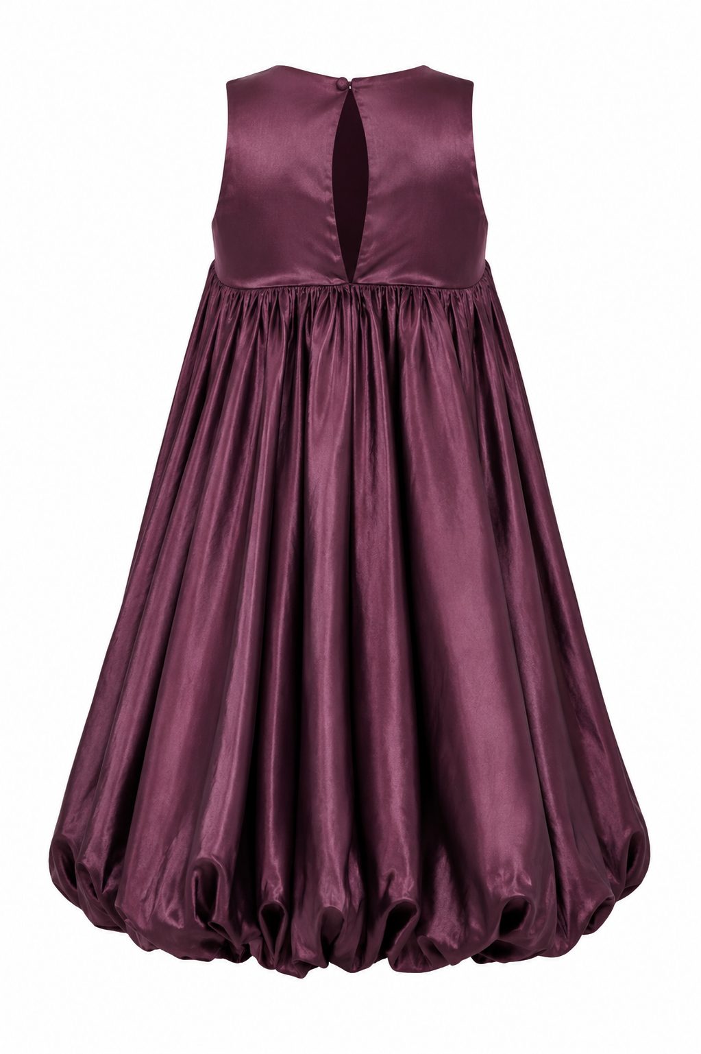 PLUM BUBBLE MINI DRESS