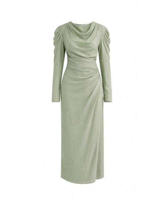 ASOS Sage Draped Midi Dress
