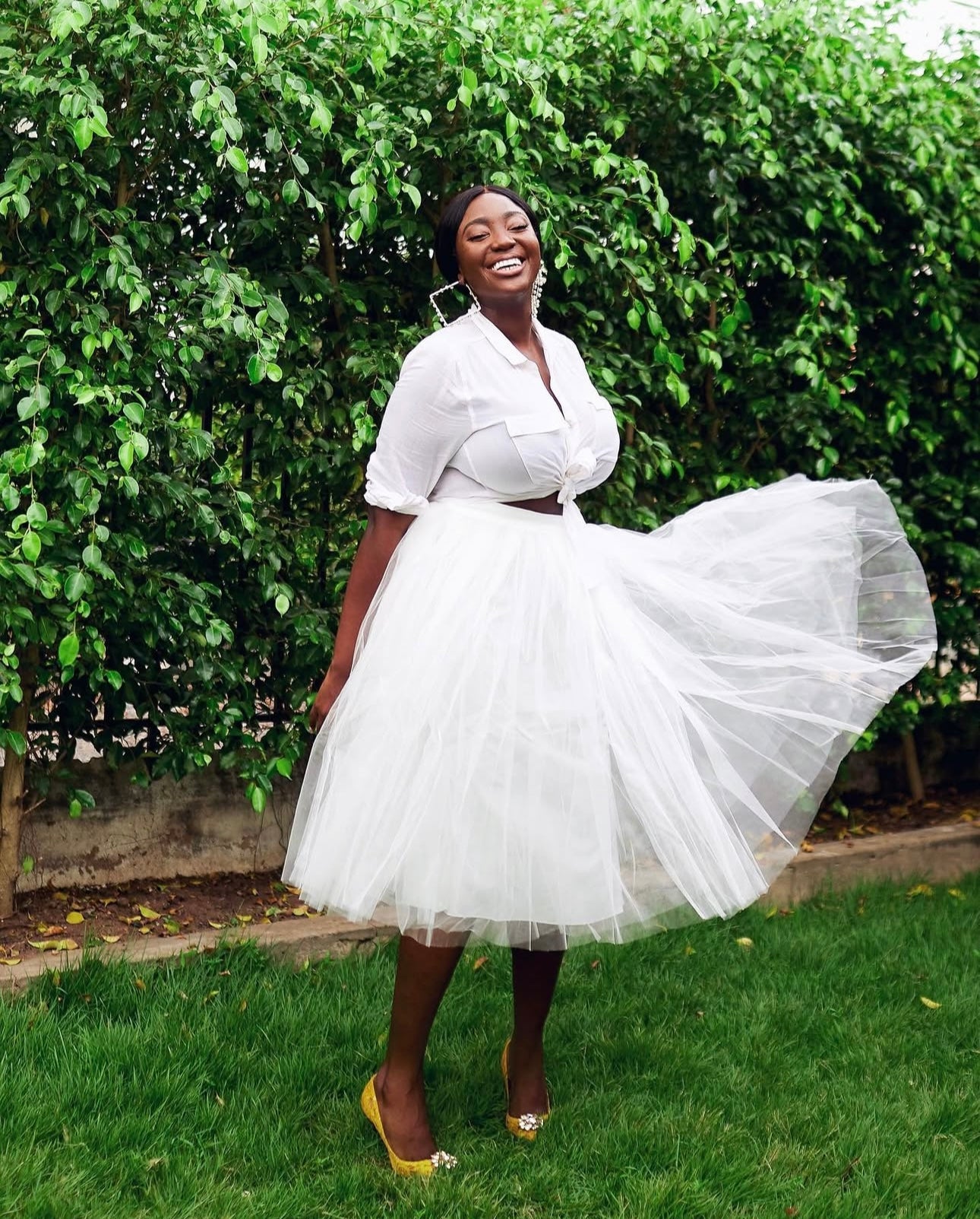 Little Mistress Tulle Midi Skirt