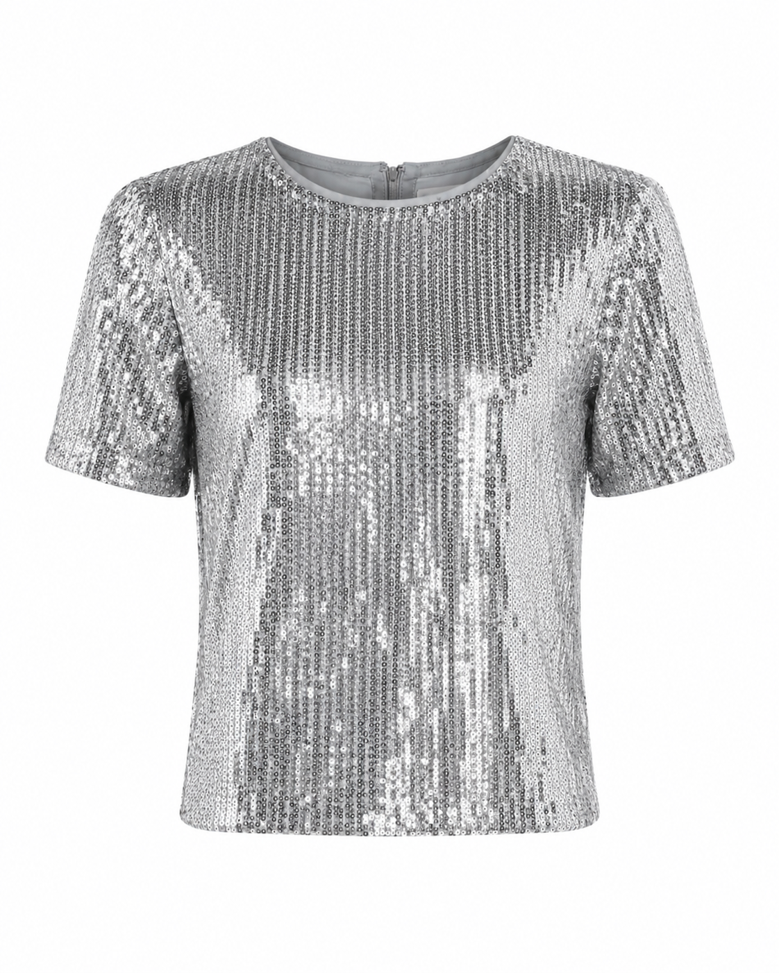 Ware Ashish silver sequin top