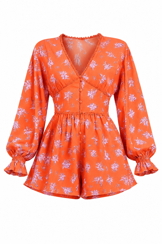 ASOS floral playsuit
