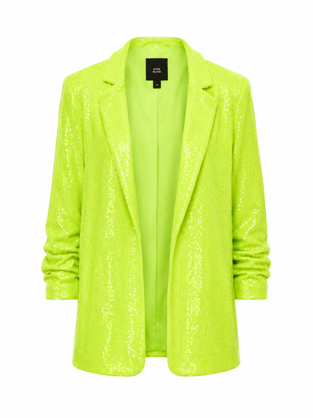 River Island Neon Sequin Blazer