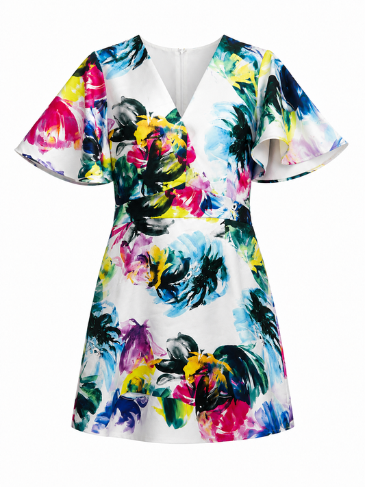 Coast Watercolour Floral Mini Dress