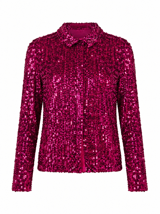 Pink sequin primark long sleeve shirt