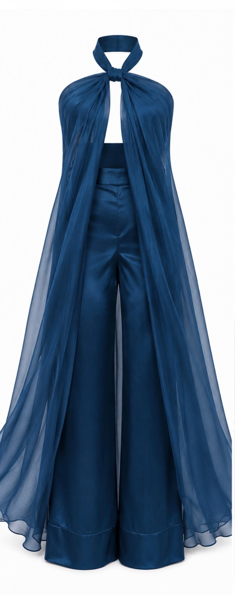 TEAL BARKERSWOODE SILK & CHIFFON CO-ORD