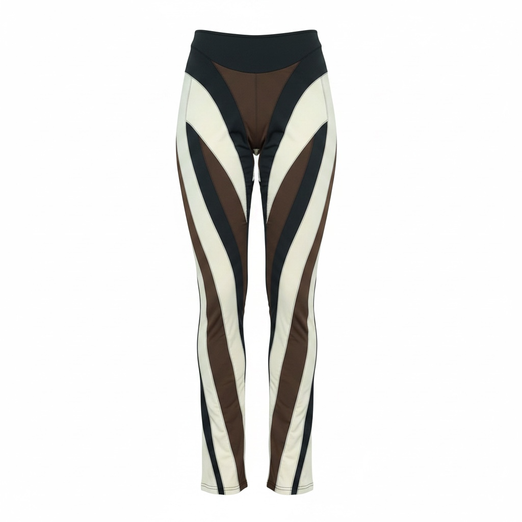 Colourblock STRIPED LEGGINGS