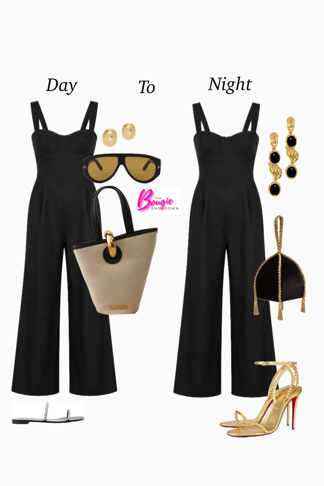 BLACK ZARA LINEN JUMPSUIT